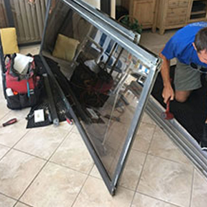 sliding glass door frame repair Atwater